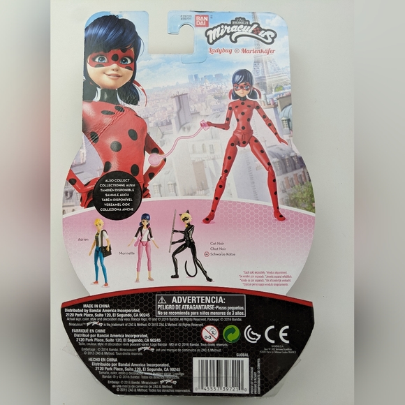 Set of 3: Miraculous Paris Action Figures, Ladybug the Hero + 2 Villains, NWT - Picture 4 of 13